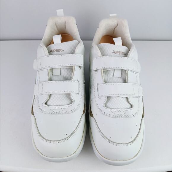 Apex Men's SZ 13 XXW Double Strap Active Walkers Biomechanical White - Picture 5 of 12